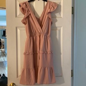 Small Pink Dress (Not maternity but could be worn with a bump!)